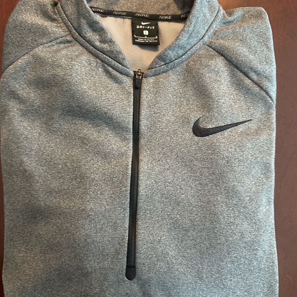 Nike Heather Gray Dri-FIT Pullover